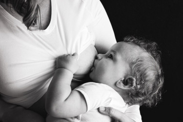 Breastfeeding toddler